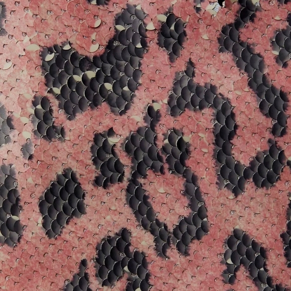 $128 Free People Womens Pink Cheetah Print Skinny - Picture 2 of 3